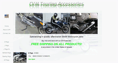 Desktop Screenshot of cvmtouringaccessories.com